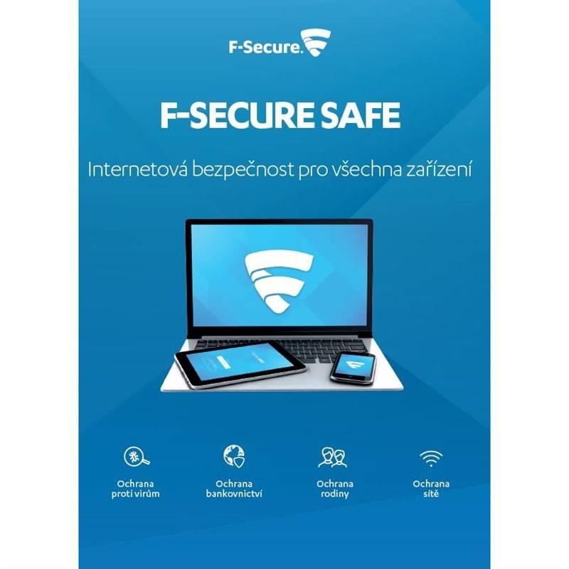 Software F-Secure SAFE, 3 zařízení 6 měsíců, Software, F-Secure, SAFE, 3, zařízení, 6, měsíců