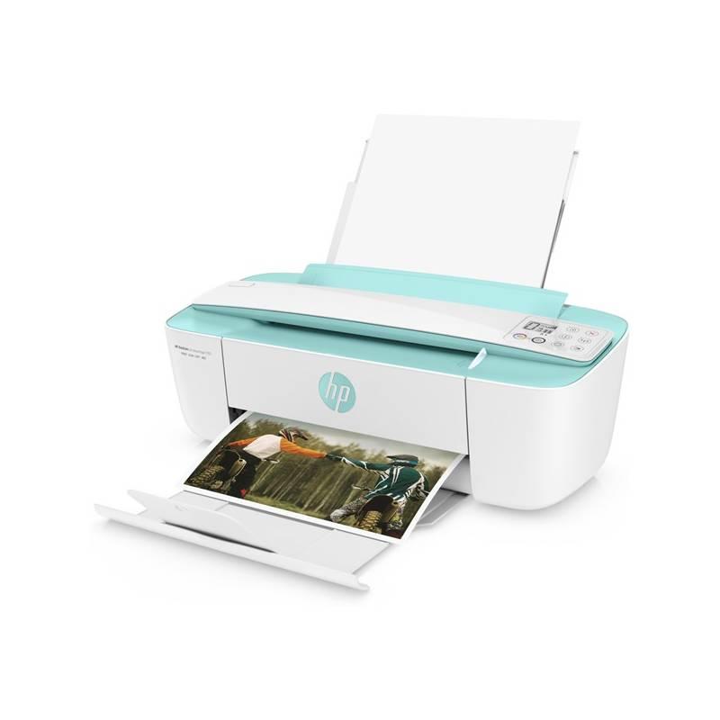 Tiskárna multifunkční HP DeskJet Ink Advantage 3785 bílá barva zelená barva, Tiskárna, multifunkční, HP, DeskJet, Ink, Advantage, 3785, bílá, barva, zelená, barva