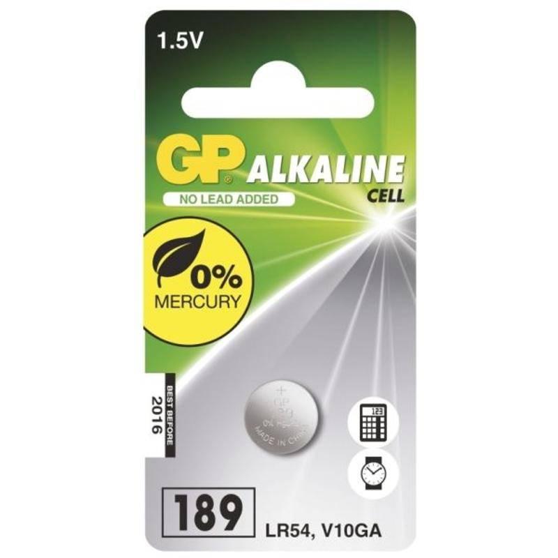 Baterie alkalická GP LR54, 189, blistr
