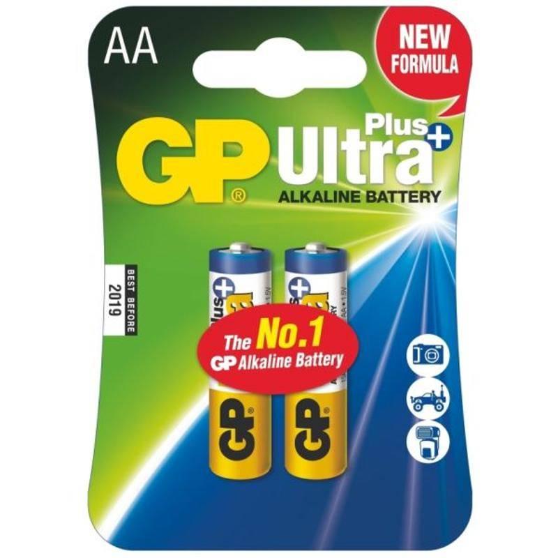 Baterie alkalická GP Ultra Plus AA, LR06, blistr 2ks, Baterie, alkalická, GP, Ultra, Plus, AA, LR06, blistr, 2ks