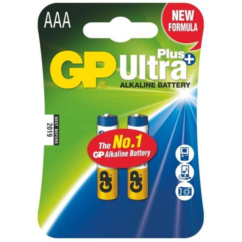 Baterie alkalická GP Ultra Plus AAA, LR03, blistr 2ks, Baterie, alkalická, GP, Ultra, Plus, AAA, LR03, blistr, 2ks