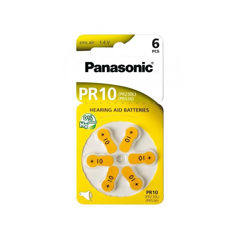 Baterie do naslouchadel Panasonic PR10, blistr