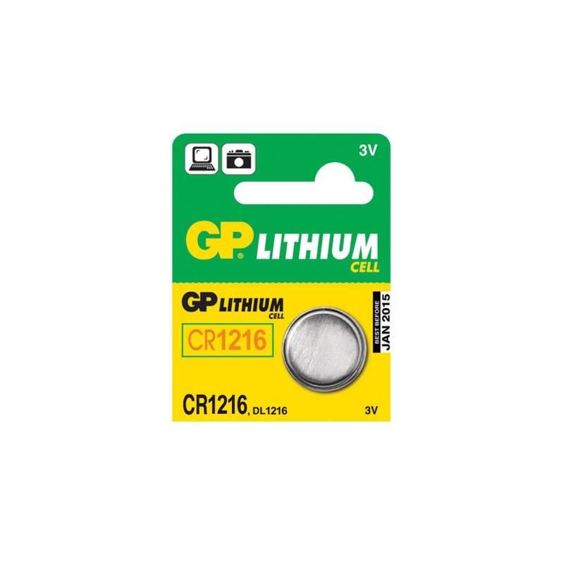 Baterie lithiová GP CR1216, blistr 1ks