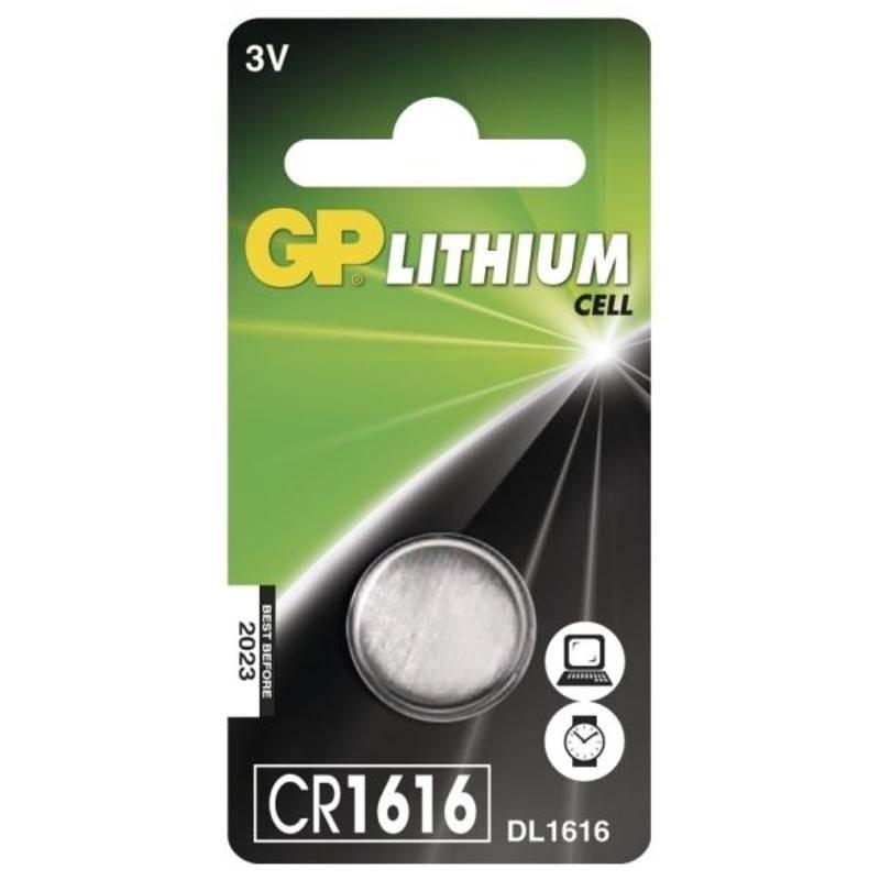 Baterie lithiová GP CR1616, blistr 1ks