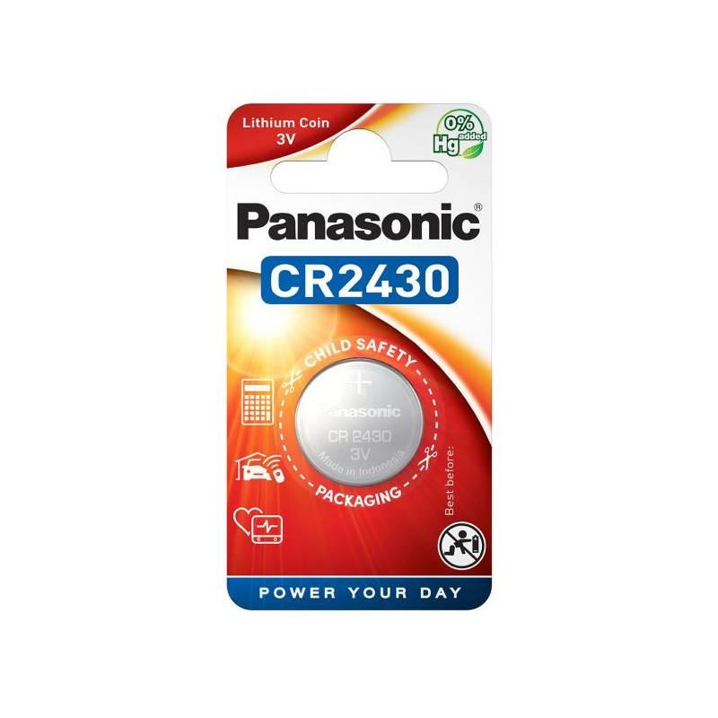 Baterie lithiová Panasonic CR2430, blistr 1ks, Baterie, lithiová, Panasonic, CR2430, blistr, 1ks
