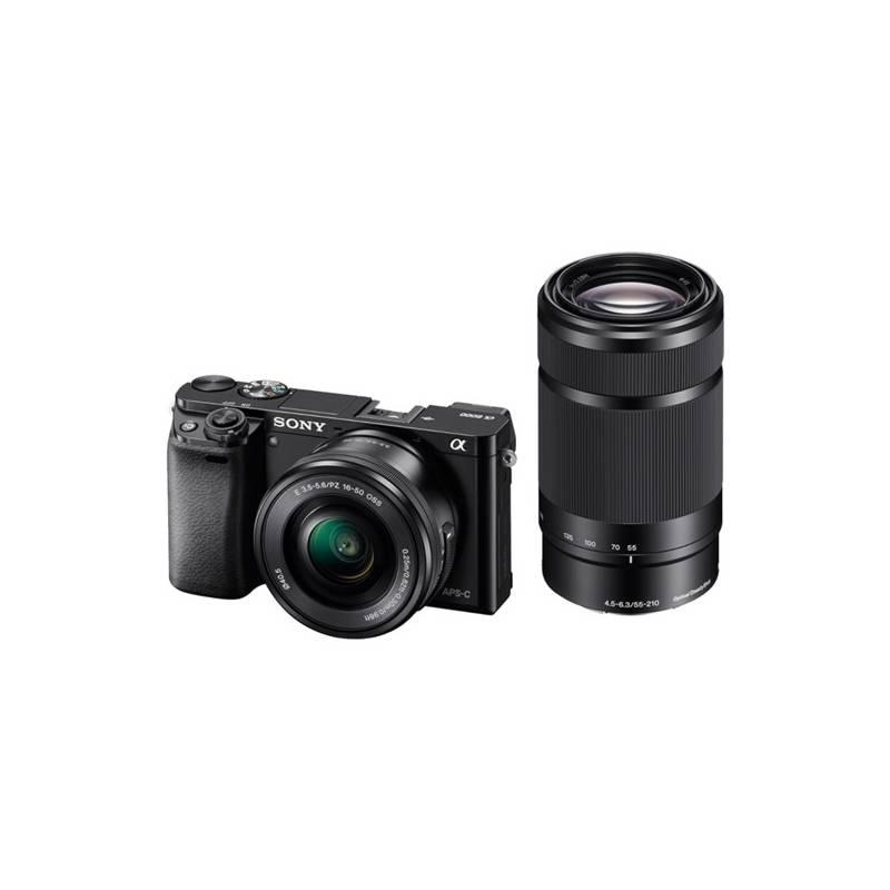 Digitální fotoaparát Sony Alpha A6000 16-50 55-210 černý