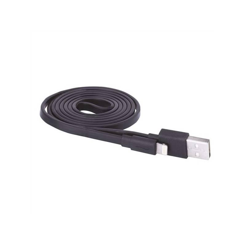 Kabel EMOS USB 2.0 A M - i16P M 1m bílý