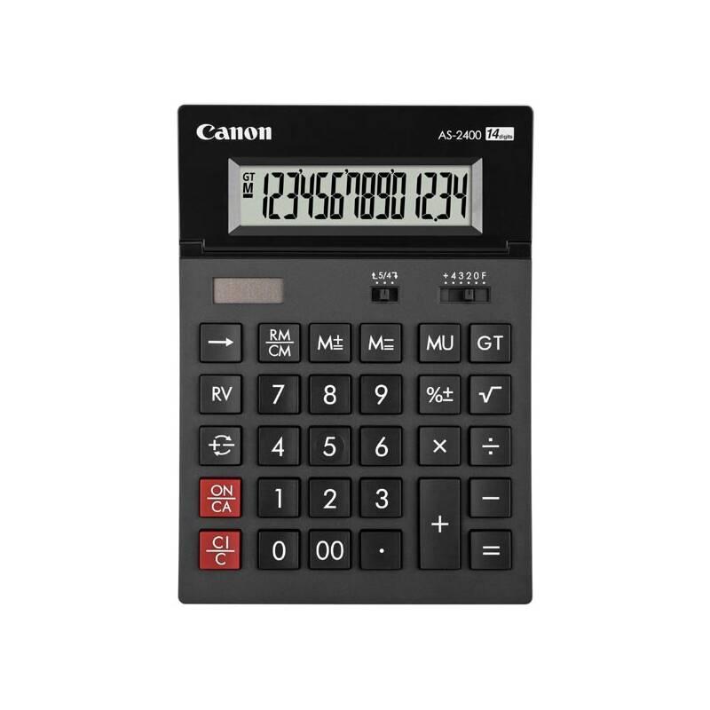 Kalkulačka Canon AS-2400 černá, Kalkulačka, Canon, AS-2400, černá