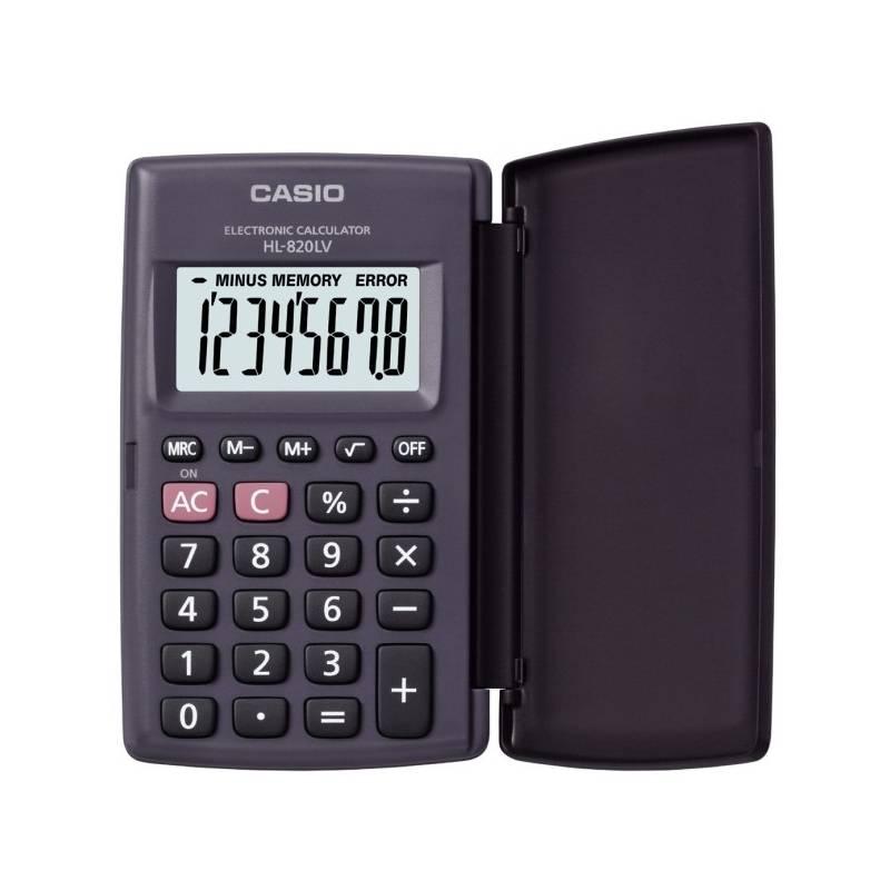 Kalkulačka Casio HL 820 LV BK černá, Kalkulačka, Casio, HL, 820, LV, BK, černá