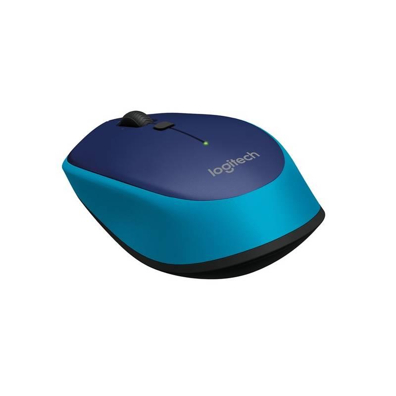 Myš Logitech Wireless Mouse M335 modrá