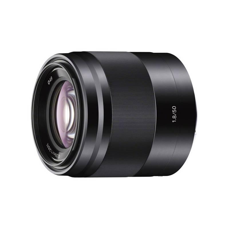 Objektiv Sony E 50 mm F 1.8 OSS černý, Objektiv, Sony, E, 50, mm, F, 1.8, OSS, černý