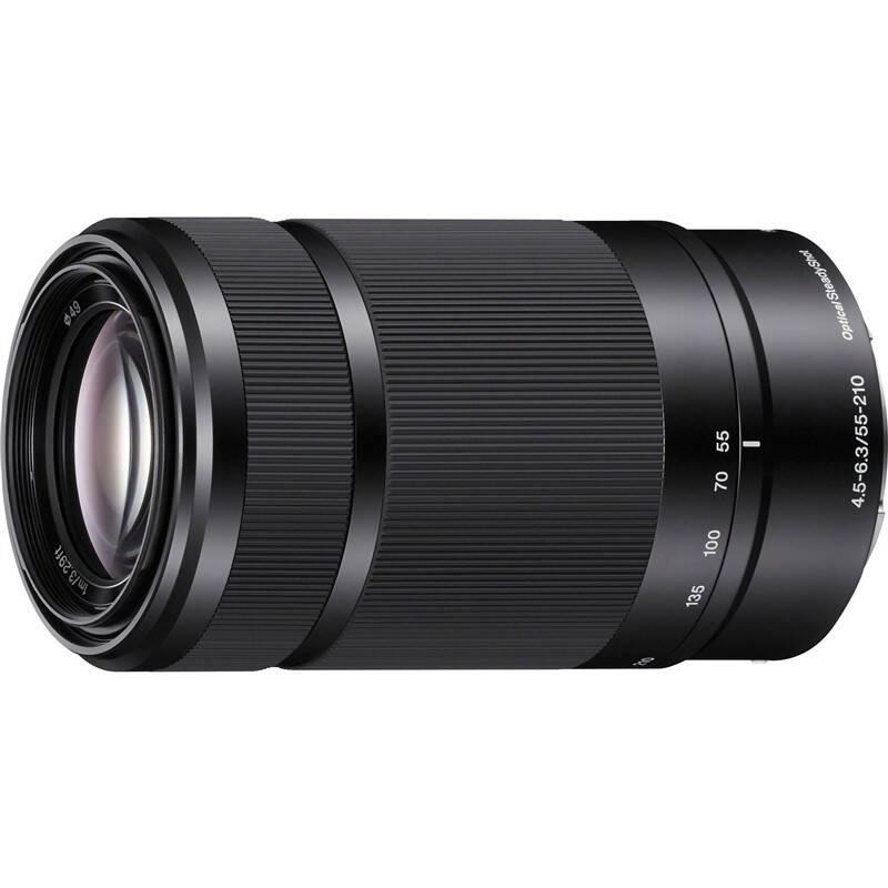 Objektiv Sony E 55–210 mm F 4.5 – 6.3 OSS černý, Objektiv, Sony, E, 55–210, mm, F, 4.5, –, 6.3, OSS, černý