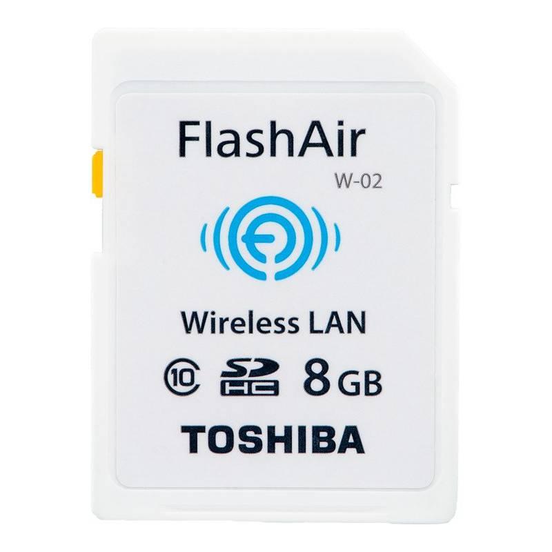 Paměťová karta Toshiba SDHC 8GB Flash Air Class 10 Wifi bílá