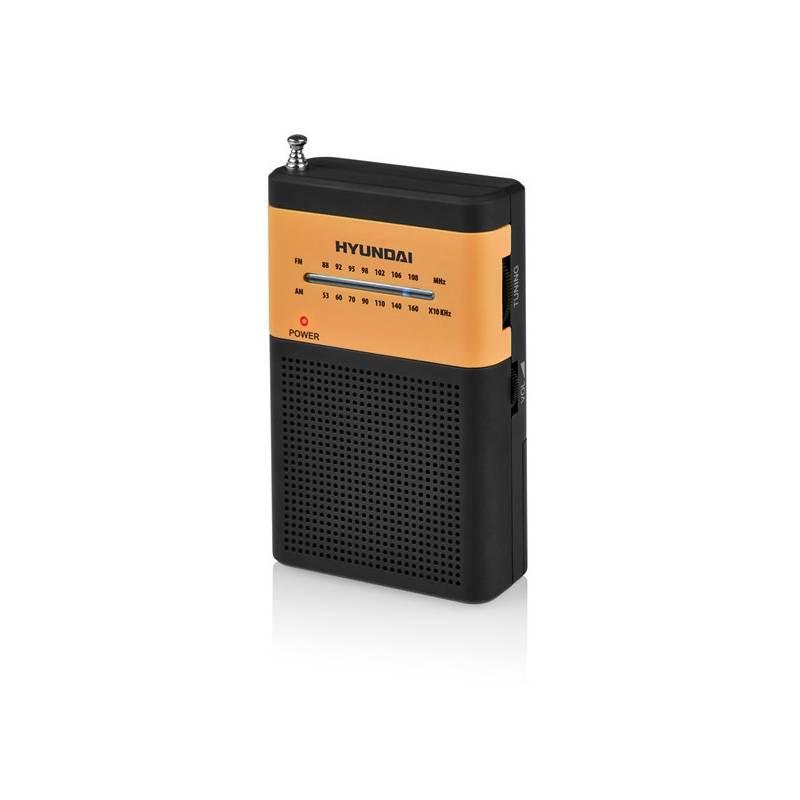 Radiopřijímač Hyundai PPR 310 BO černý oranžový
