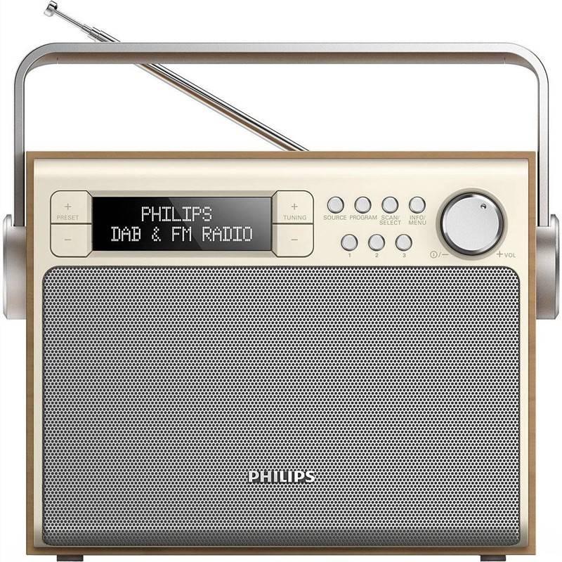 Radiopřijímač s DAB Philips AE5020 zlatý