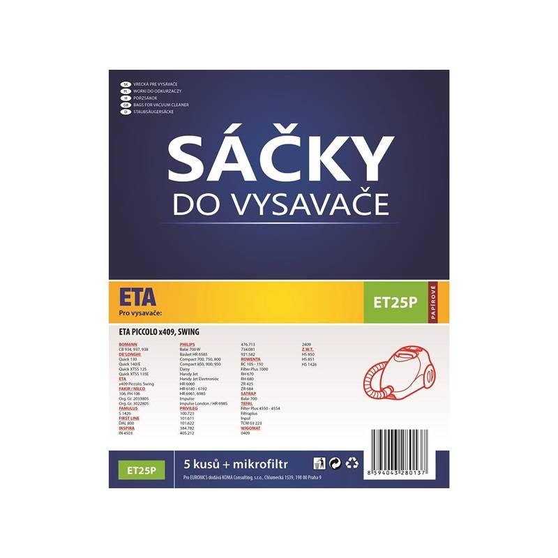 Sáčky do vysavače Koma ET25P, Sáčky, do, vysavače, Koma, ET25P