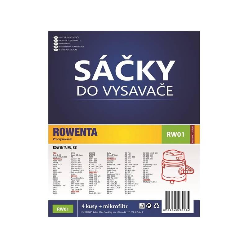Sáčky do vysavače Koma RW01