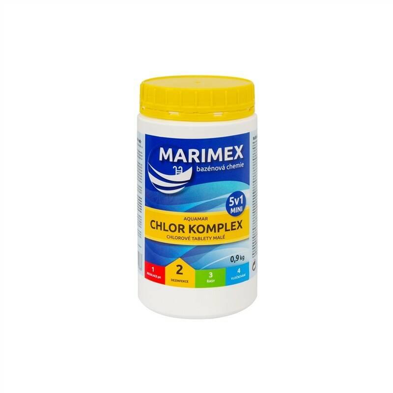 Bazénová chemie Marimex Chlor Komplex Mini 5v1 0,9 kg, Bazénová, chemie, Marimex, Chlor, Komplex, Mini, 5v1, 0,9, kg