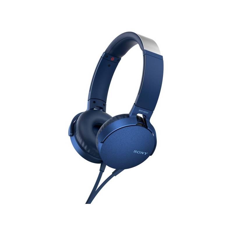 Sluchátka Sony MDR-XB550AP Extra Bass™ modrá