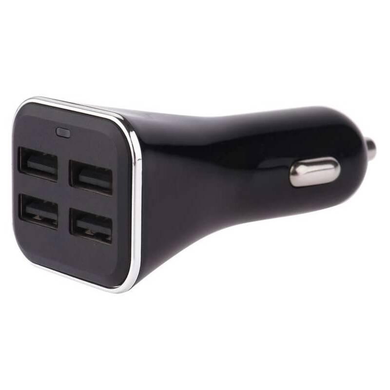 Adaptér do auta EMOS 4x USB,