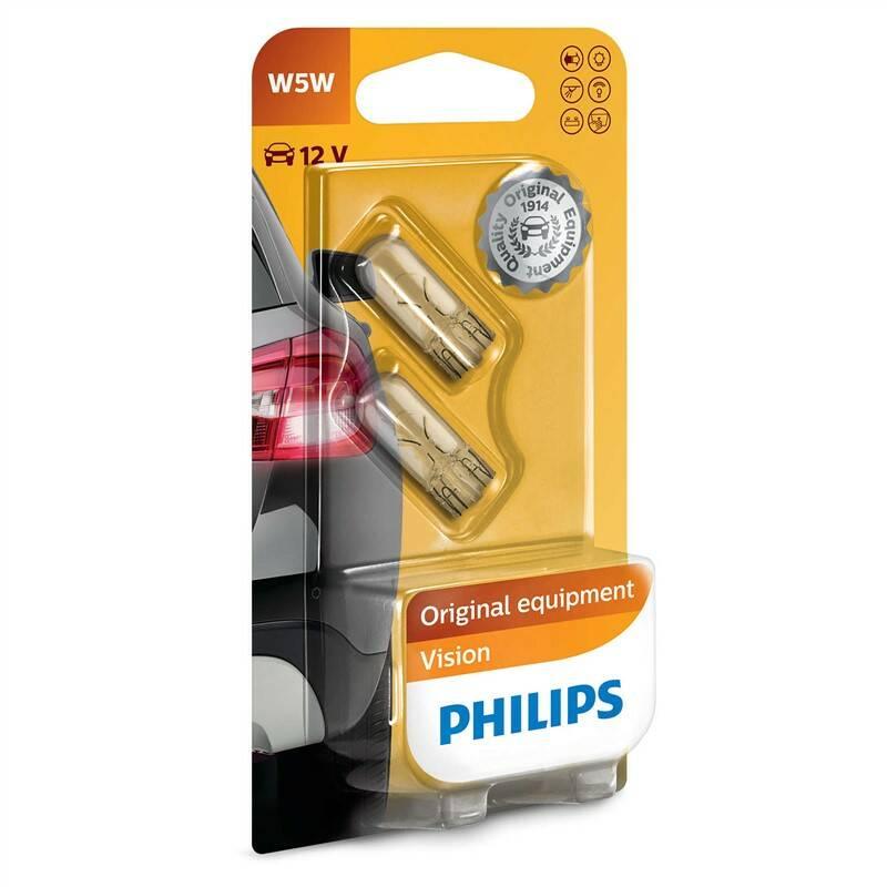 Autožárovka Philips Vision W5W, 2ks