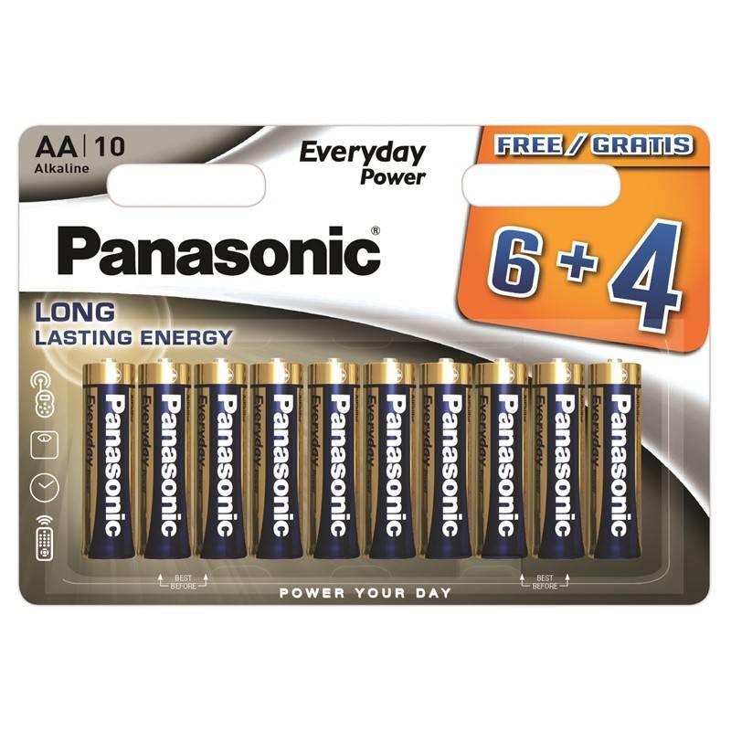 Baterie alkalická Panasonic Everyday Power AA, LR06, blistr 6 4ks