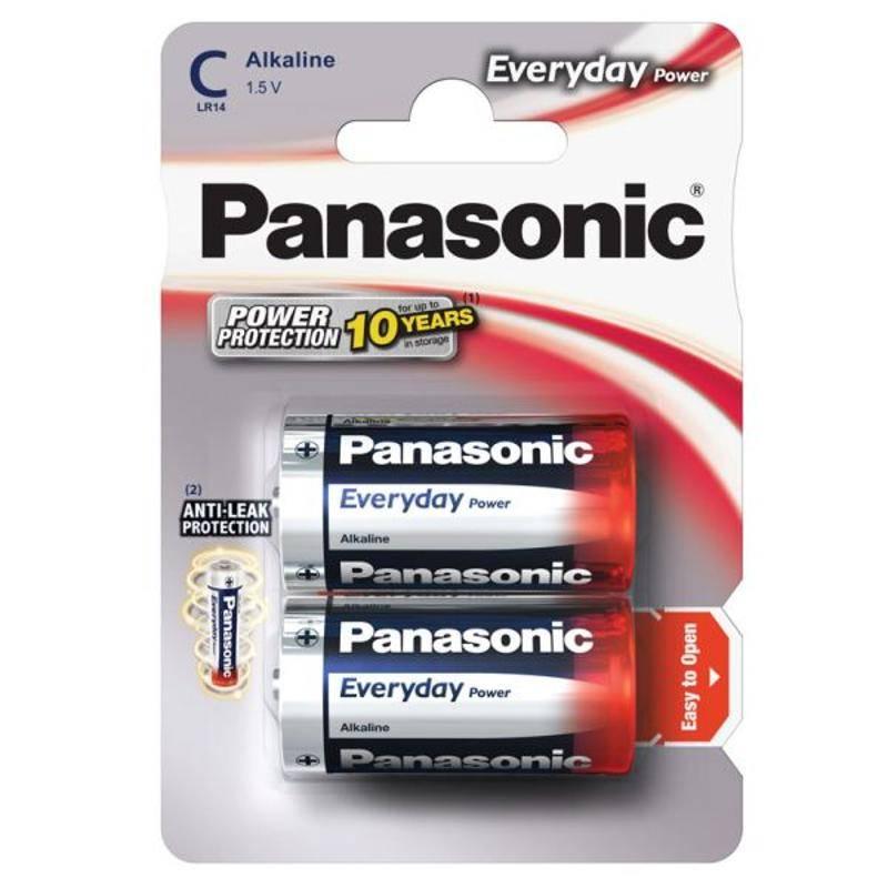 Baterie alkalická Panasonic Everyday Power C,