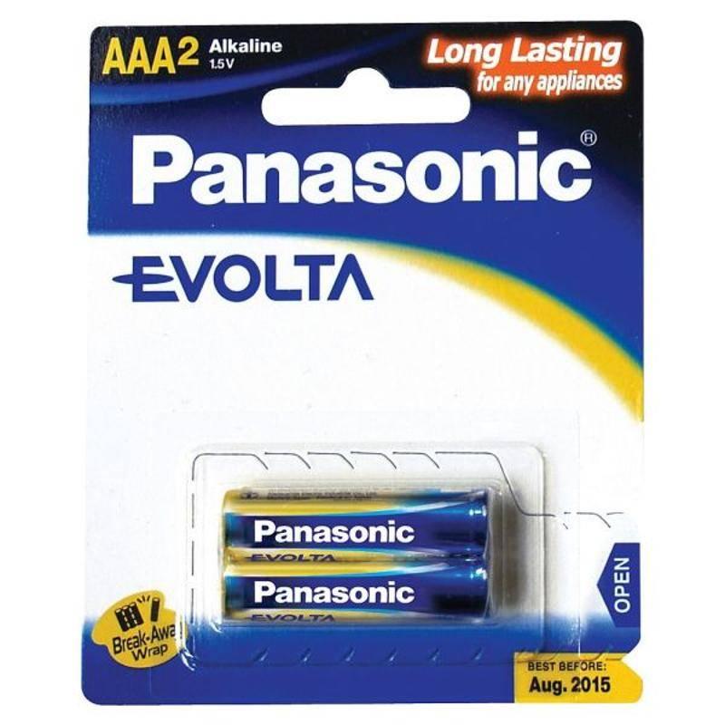 Baterie alkalická Panasonic Evolta AAA, LR03,