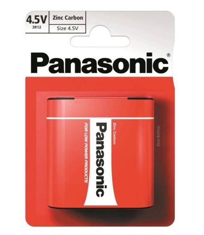 Baterie zinkouhlíková Panasonic 4,5V, 3R12, blistr 1ks, Baterie, zinkouhlíková, Panasonic, 4,5V, 3R12, blistr, 1ks