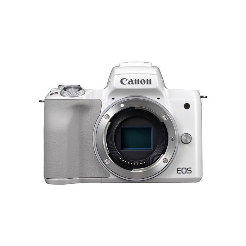 Digitální fotoaparát Canon EOS M50, tělo bílý, Digitální, fotoaparát, Canon, EOS, M50, tělo, bílý