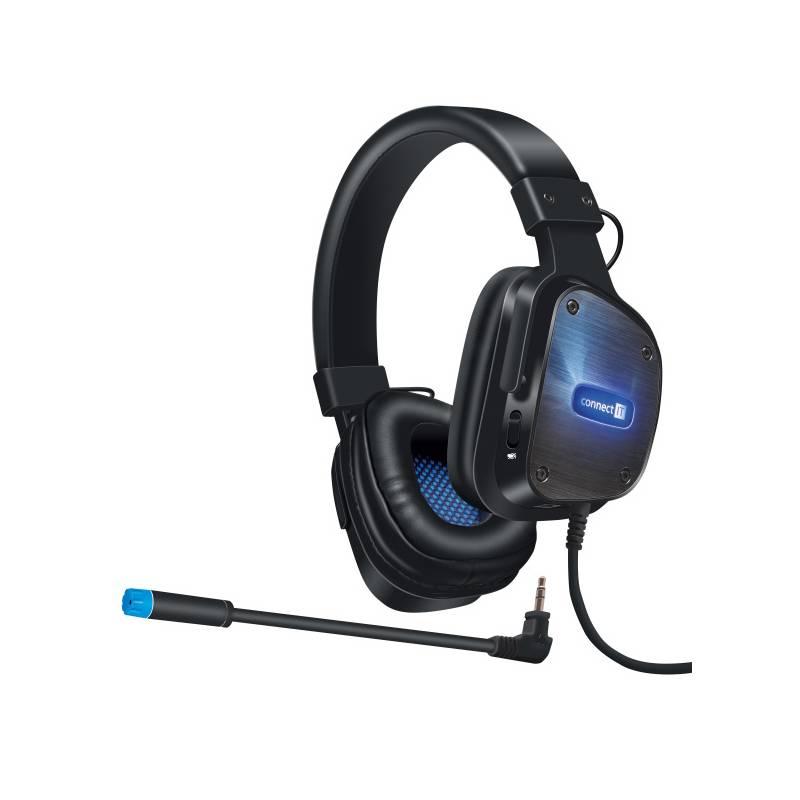 Headset Connect IT Evogear černý