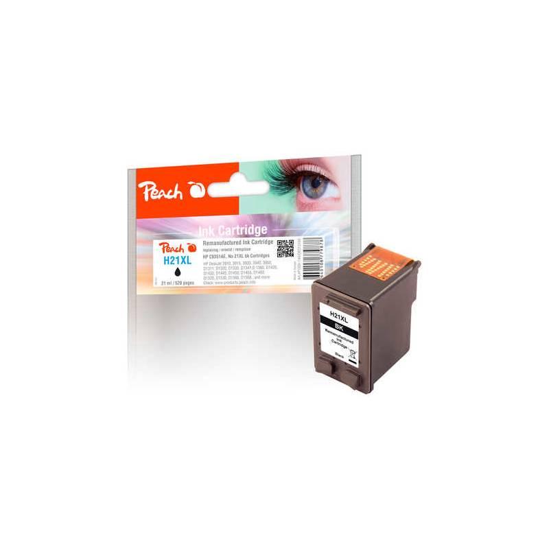 Inkoustová náplň Peach HP 21 XL,520