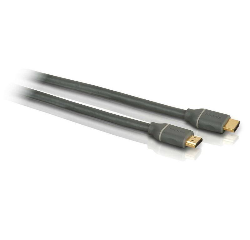 Kabel Philips HDMI, pozlacené konektory, 5m černý