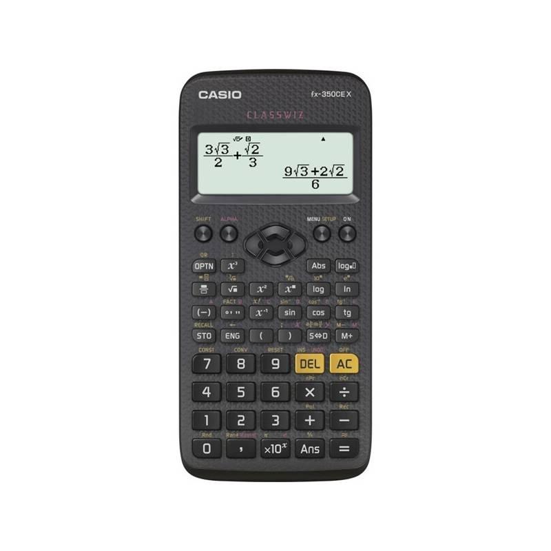 Kalkulačka Casio FX 350 CE X černá, Kalkulačka, Casio, FX, 350, CE, X, černá