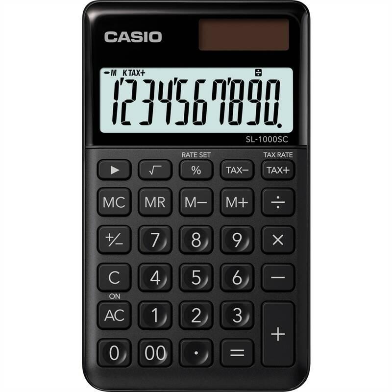 Kalkulačka Casio SL 1000 SC BK černá, Kalkulačka, Casio, SL, 1000, SC, BK, černá