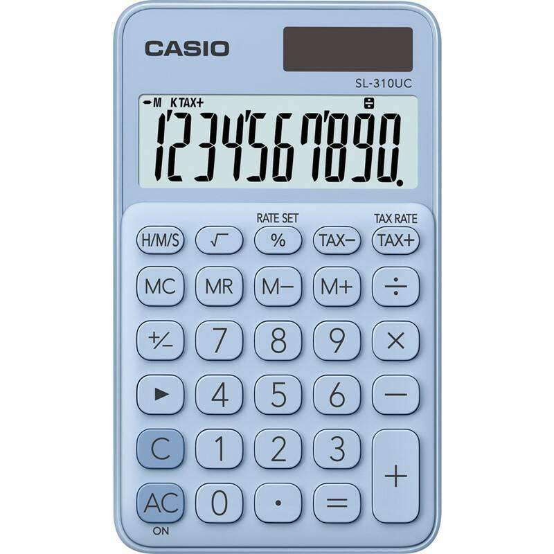 Kalkulačka Casio SL 310 UC LB - světle modrá, Kalkulačka, Casio, SL, 310, UC, LB, světle, modrá