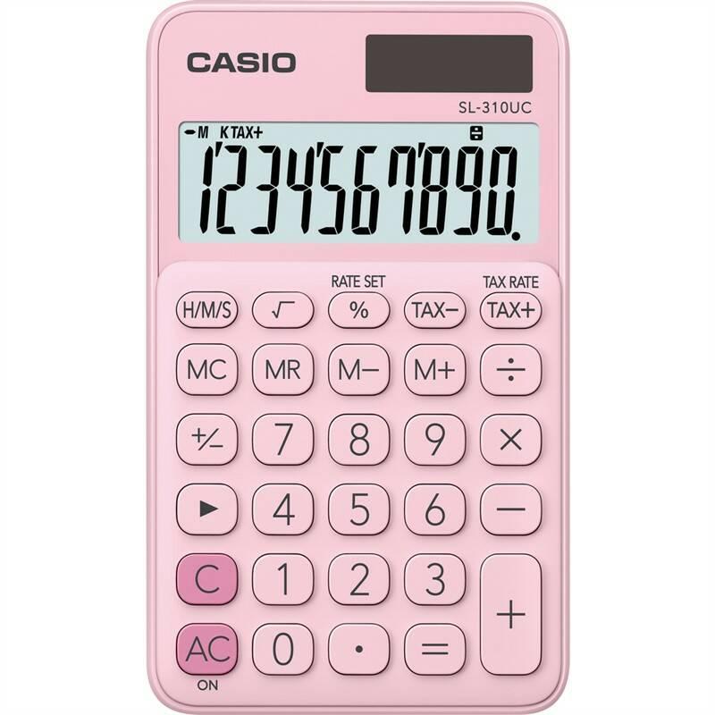 Kalkulačka Casio SL 310 UC PK růžová, Kalkulačka, Casio, SL, 310, UC, PK, růžová