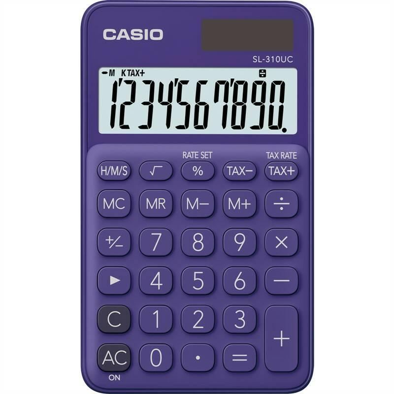 Kalkulačka Casio SL 310 UC PL fialová, Kalkulačka, Casio, SL, 310, UC, PL, fialová