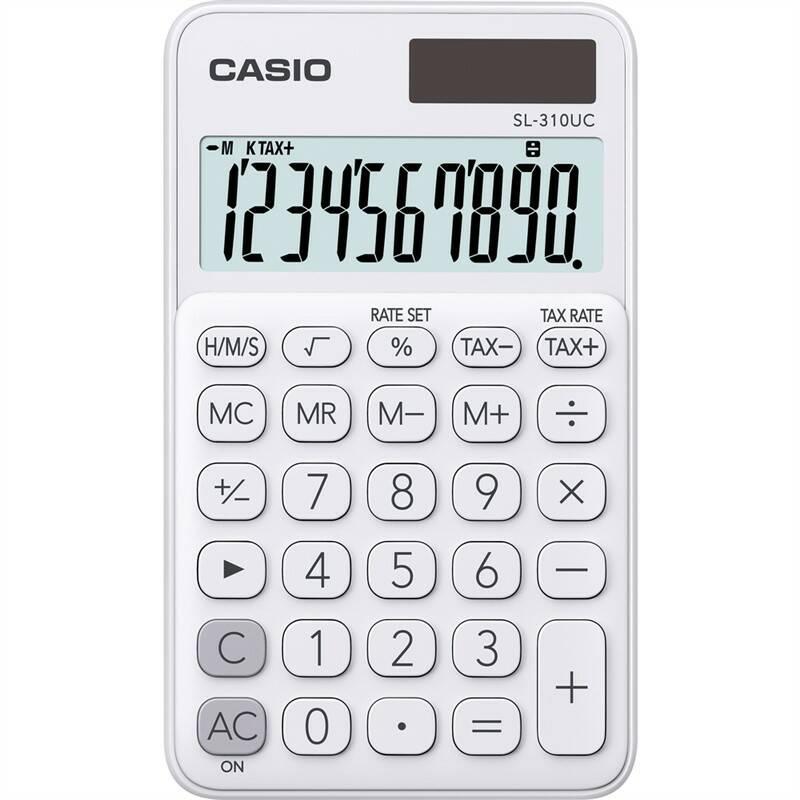 Kalkulačka Casio SL 310 UC WE bílá, Kalkulačka, Casio, SL, 310, UC, WE, bílá