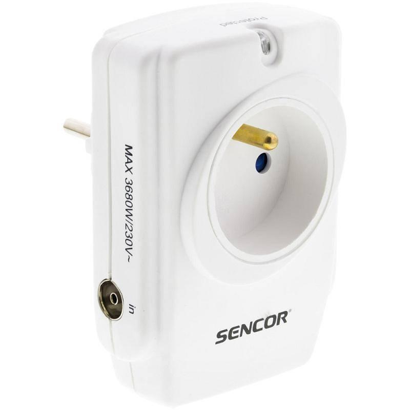 Přepěťová ochrana Sencor SSP 110, 1x zásuvka bílá