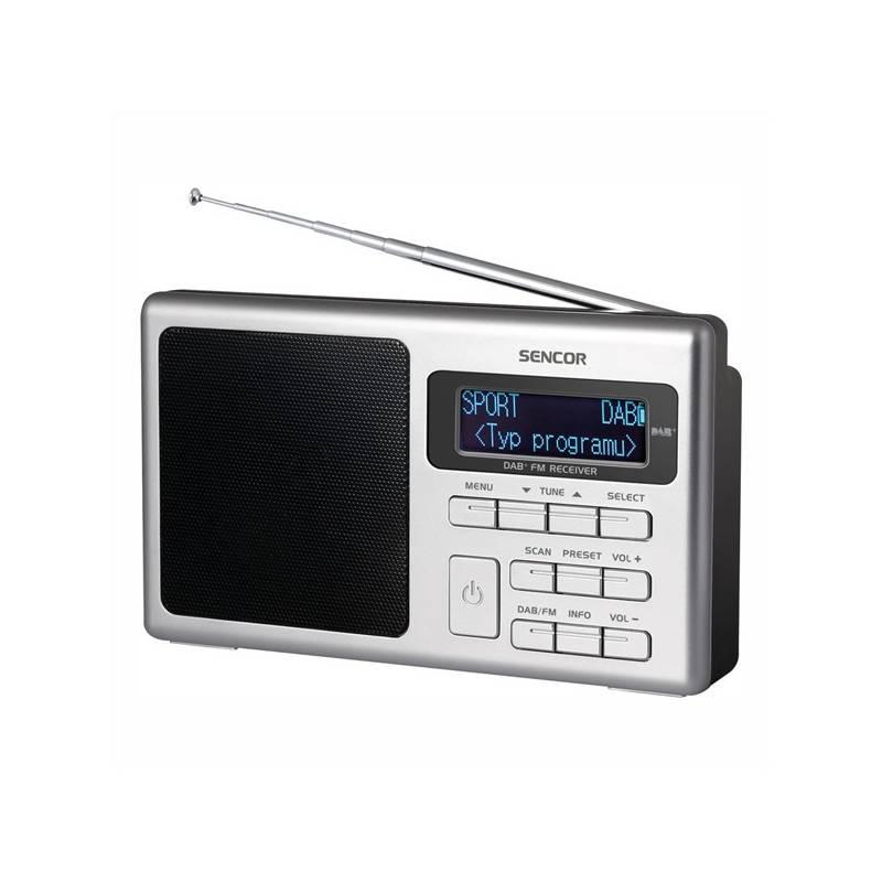 Radiopřijímač s DAB Sencor SRD 6400