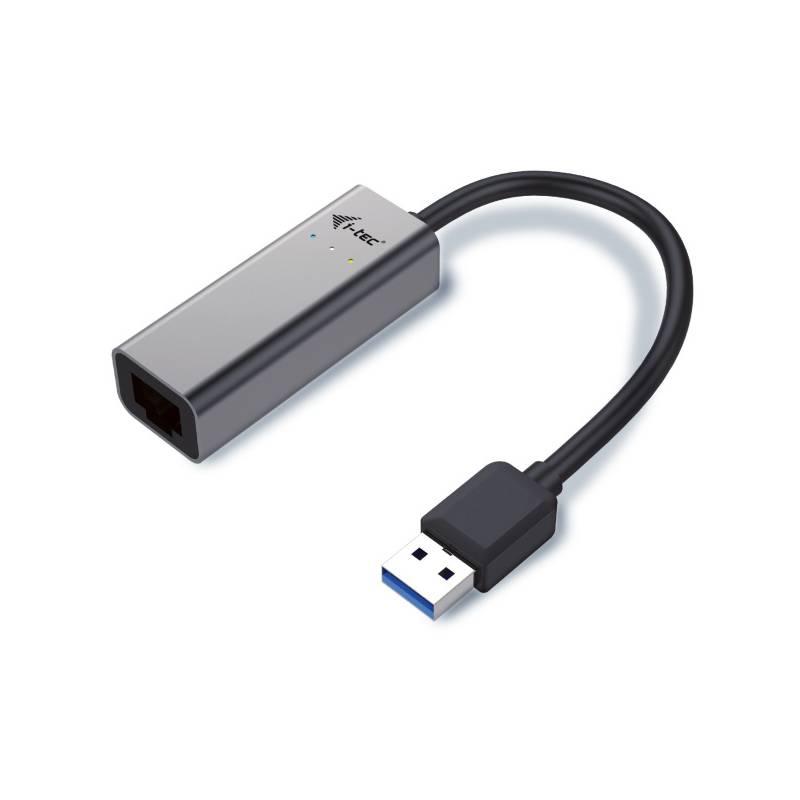 Redukce i-tec RJ45 USB 3.0 šedá