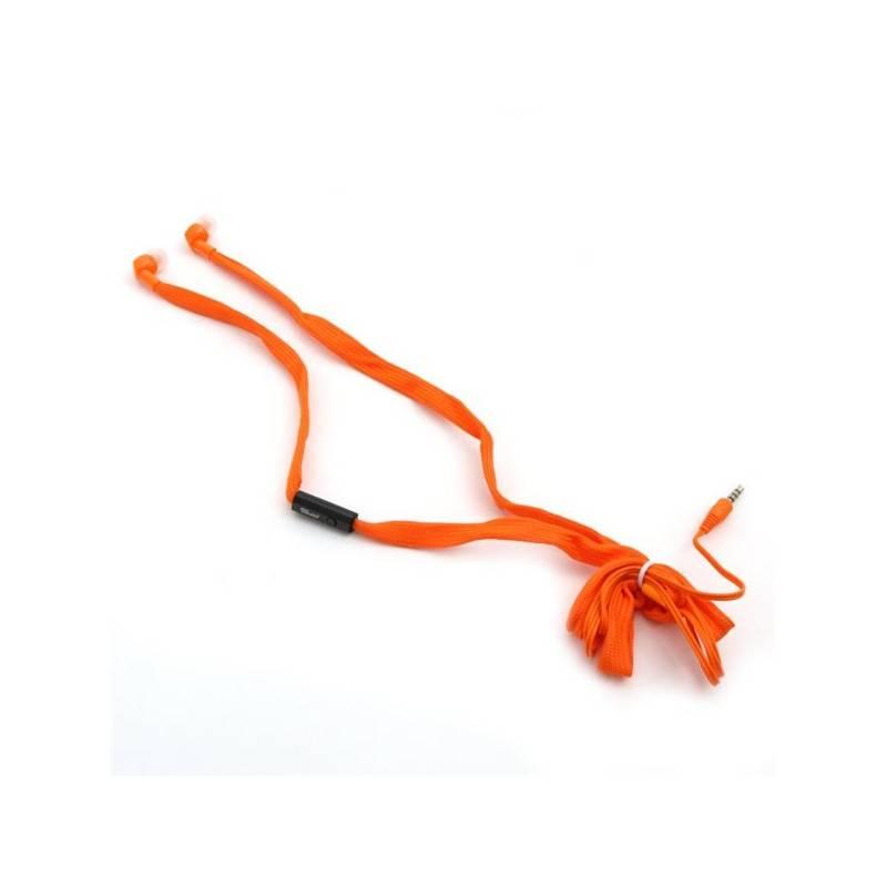 Sluchátka PLATINET Freestyle Shoelace oranžová