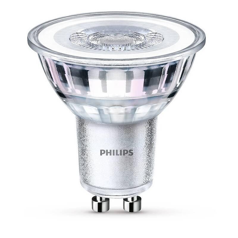 Žárovka LED Philips bodová, GU10, 3,5W, studená bílá
