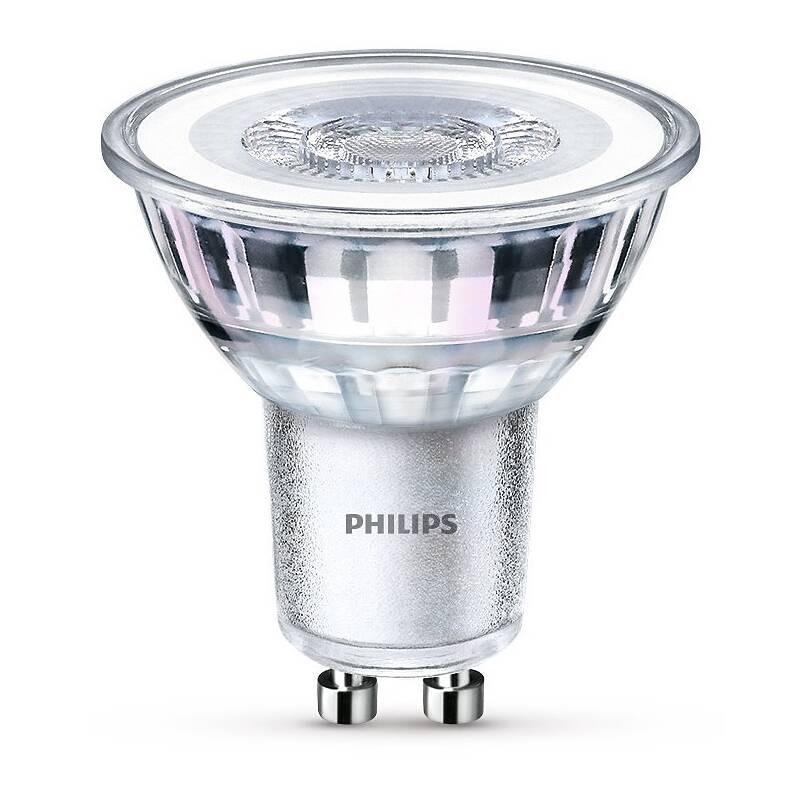 Žárovka LED Philips bodová, GU10, 4,6W, teplá bílá