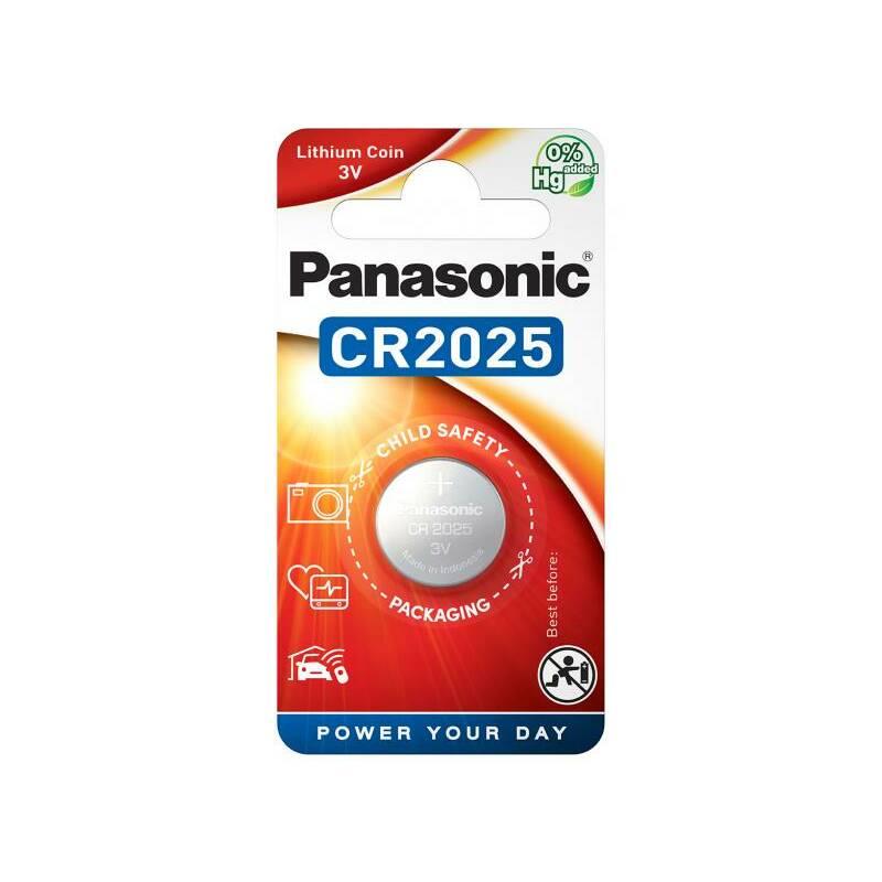 Baterie lithiová Panasonic CR2025, blistr 1ks