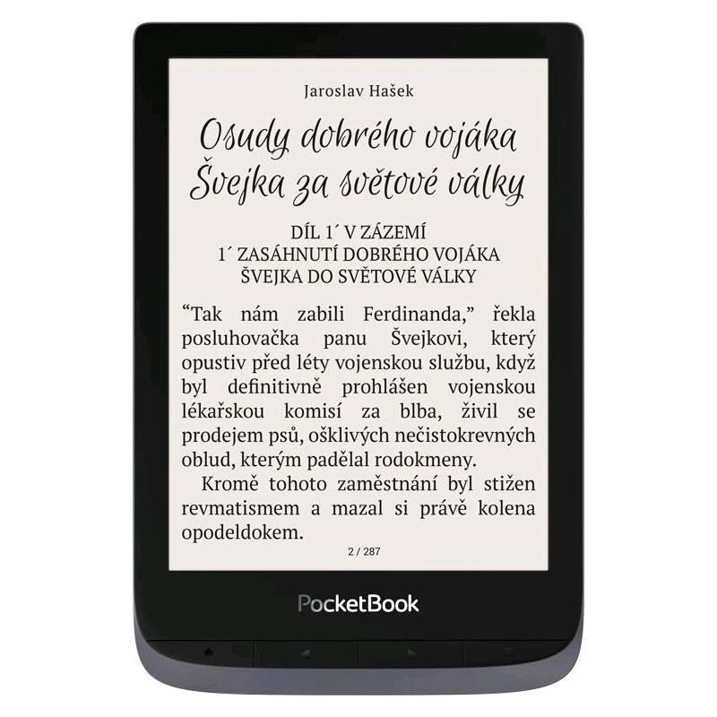 Čtečka e-knih Pocket Book 632 Touch HD 3 - Metallic Grey, Čtečka, e-knih, Pocket, Book, 632, Touch, HD, 3, Metallic, Grey