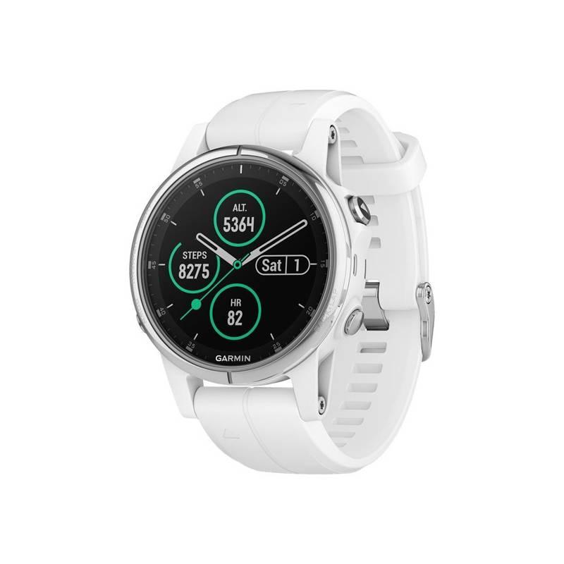 Hodiny Garmin Fenix5S Plus bílé