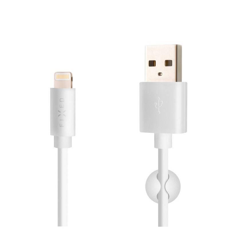 Kabel FIXED USB Lightning, 1m bílý