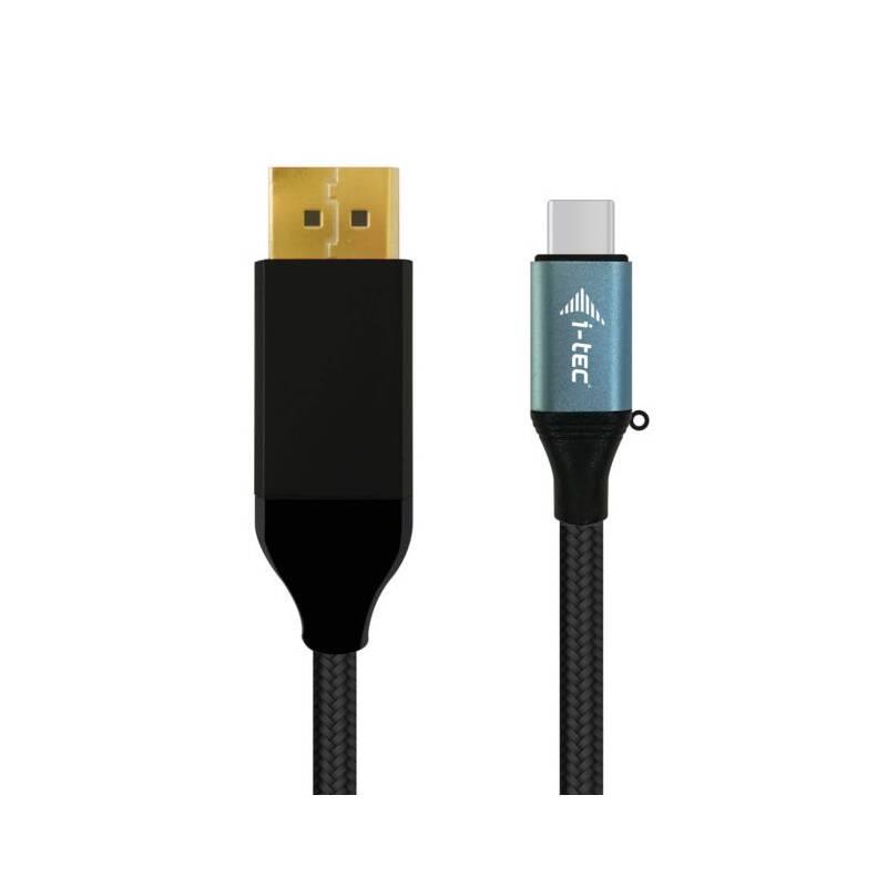 Kabel i-tec USB-C DisplayPort, 1,5m černý, Kabel, i-tec, USB-C, DisplayPort, 1,5m, černý